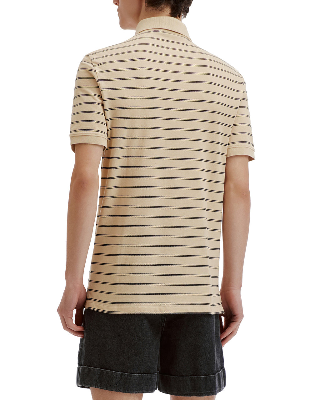 Cotton pique polo shirt