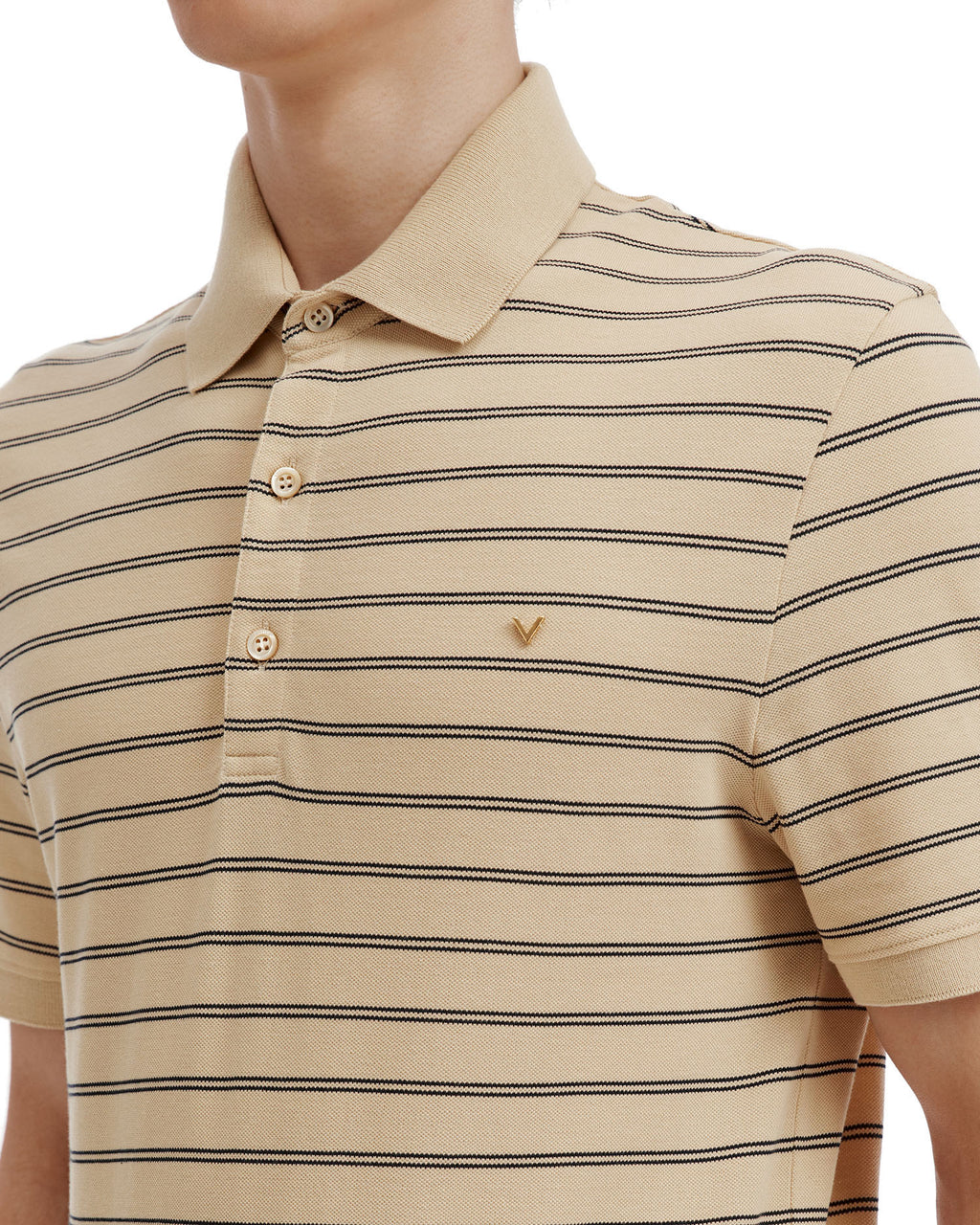 Cotton pique polo shirt