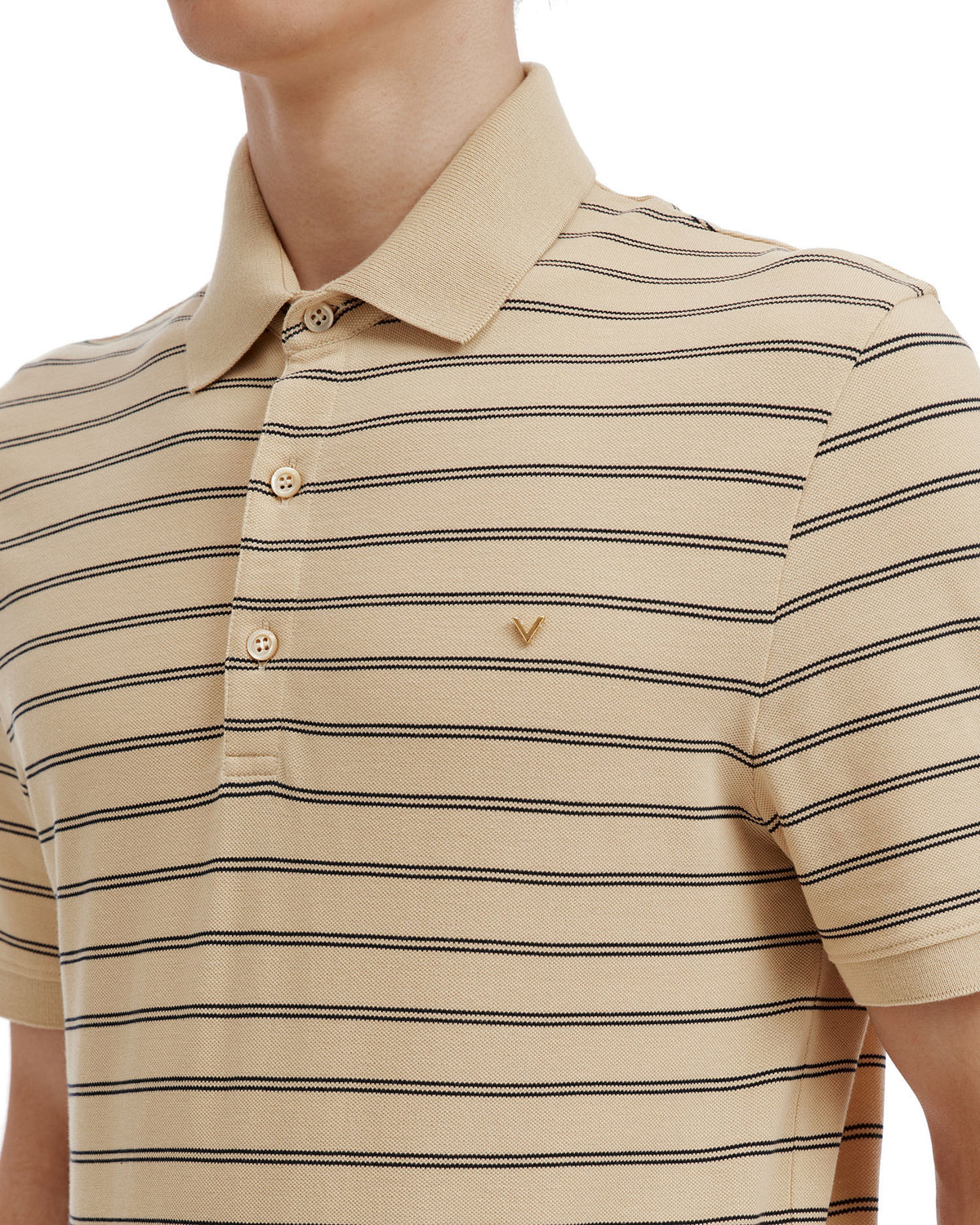 Cotton pique polo shirt