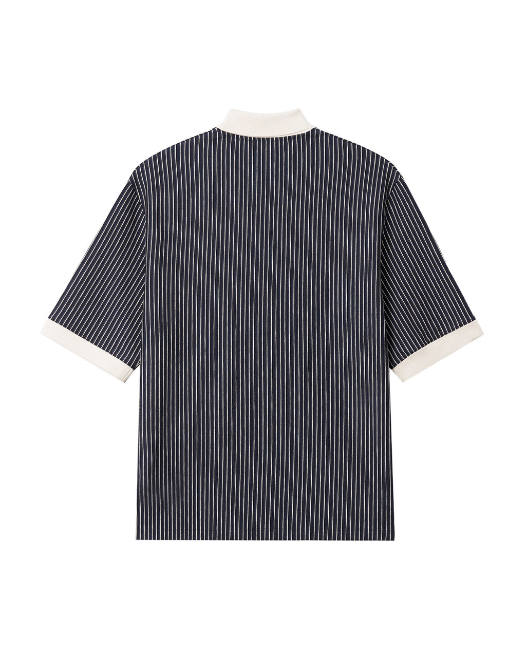 Striped polo tee