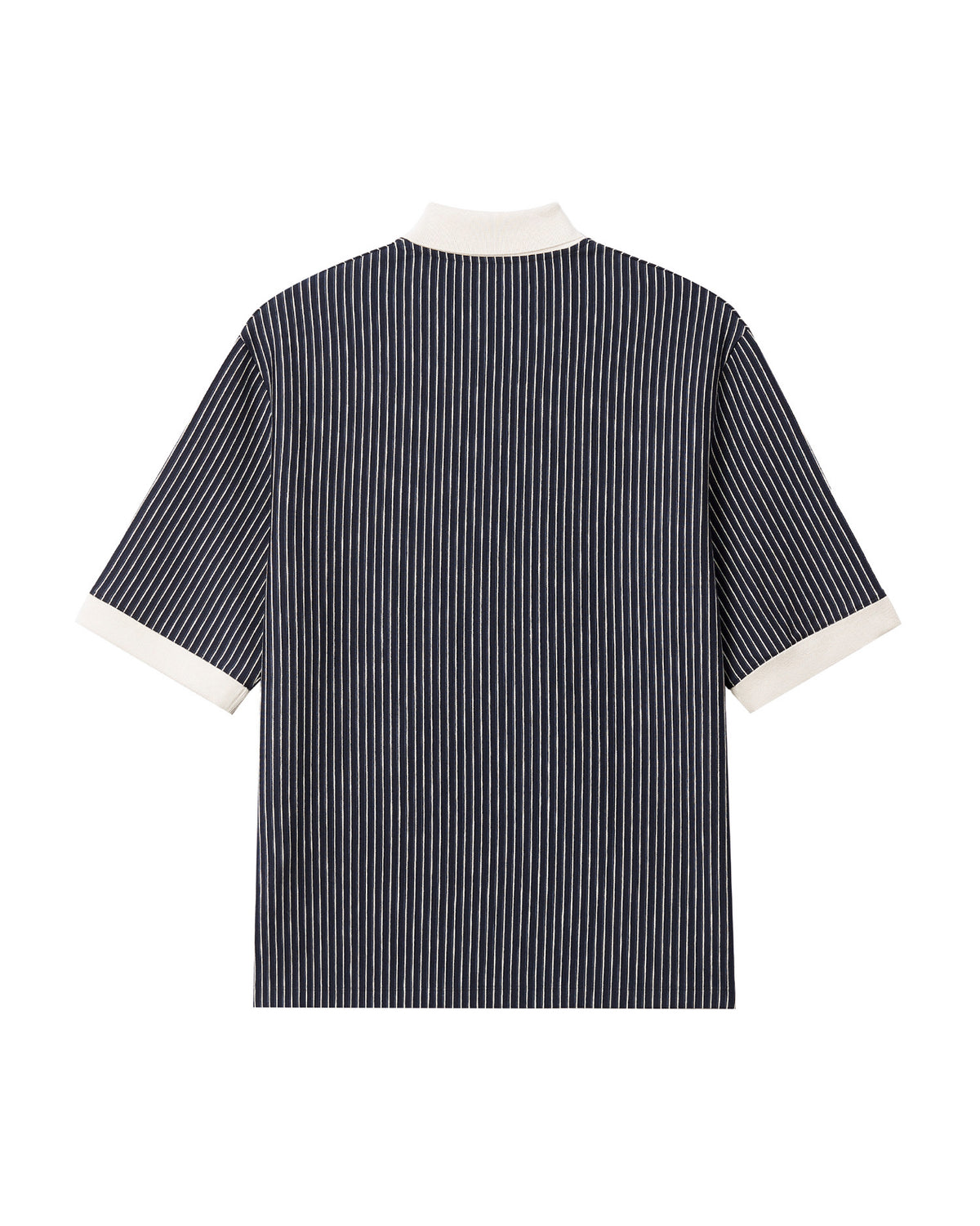 Striped polo tee
