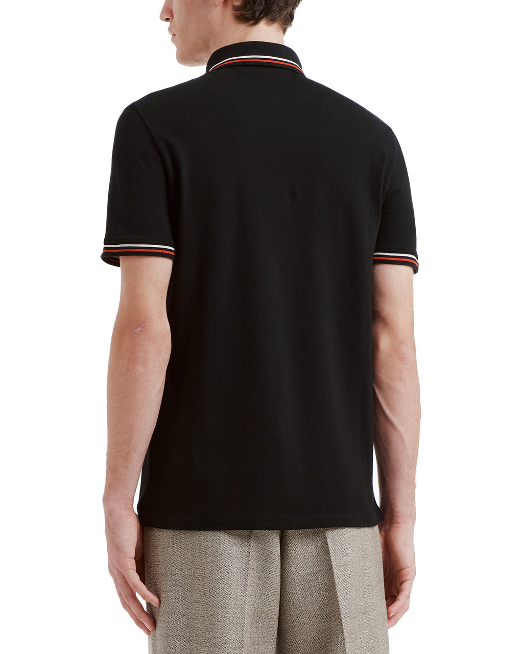 Piqué polo shirt with Vlogo patch