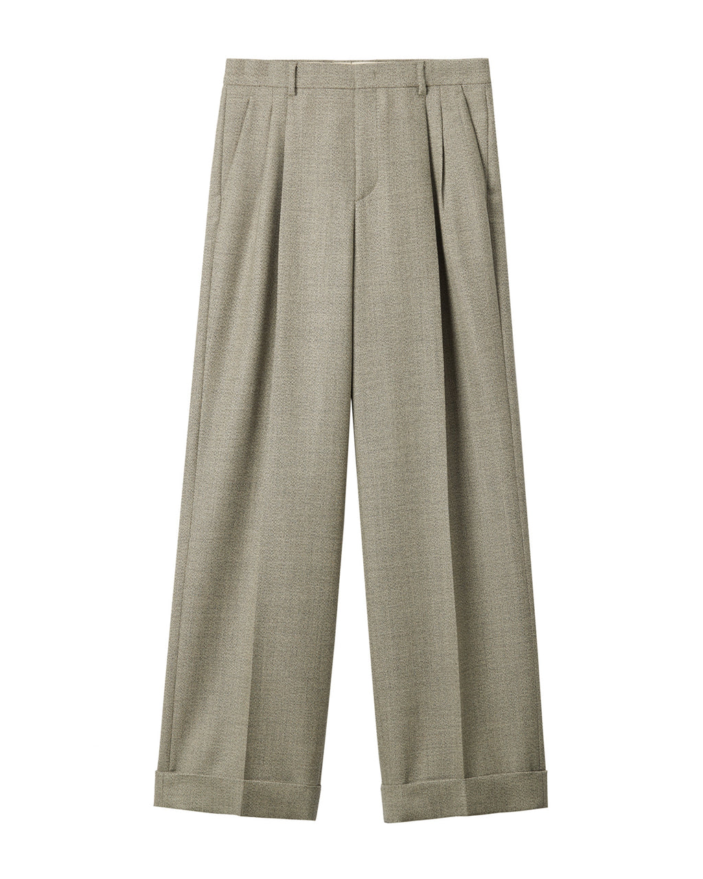 Pleated pants