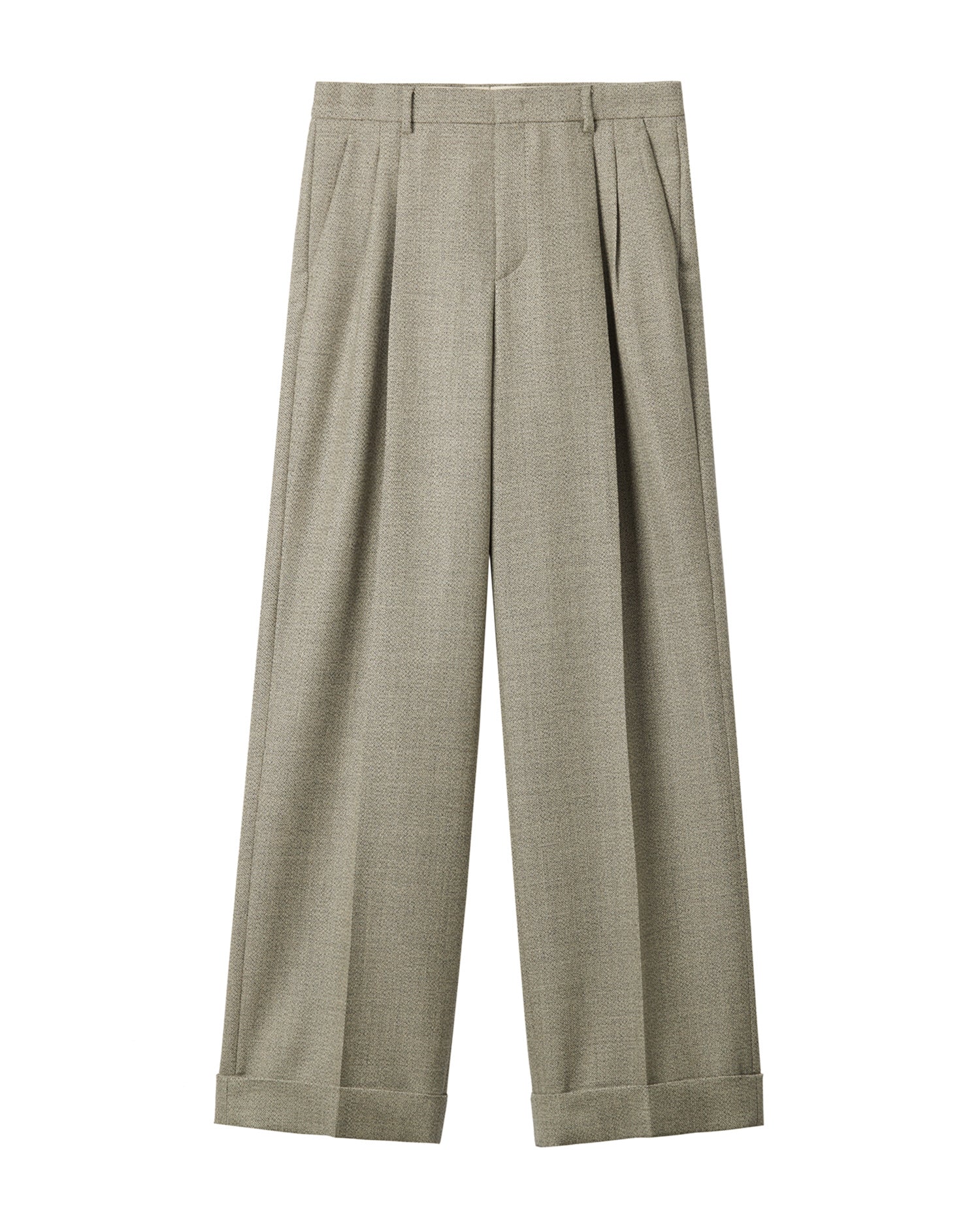 Pleated pants