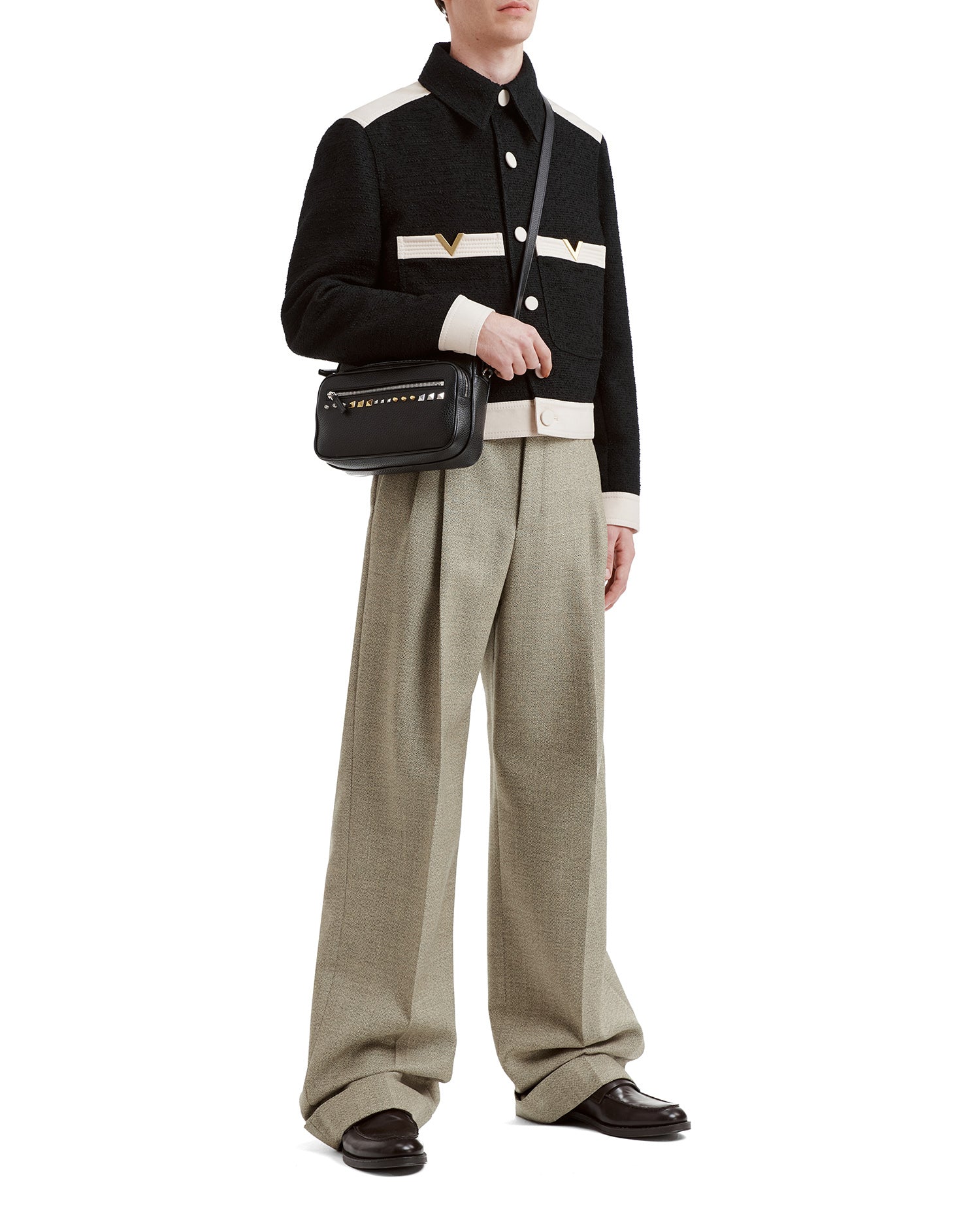 Pleated pants