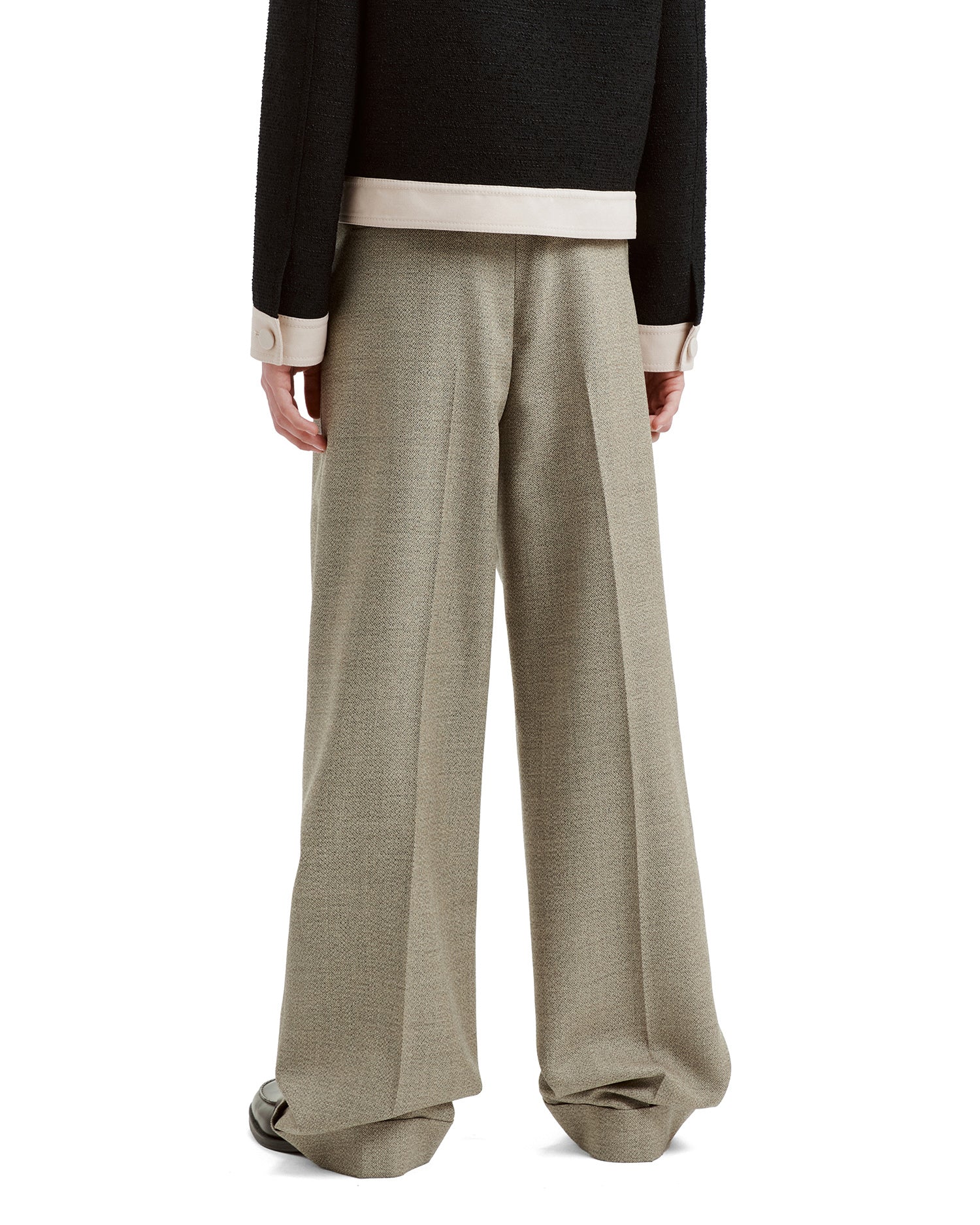 Pleated pants