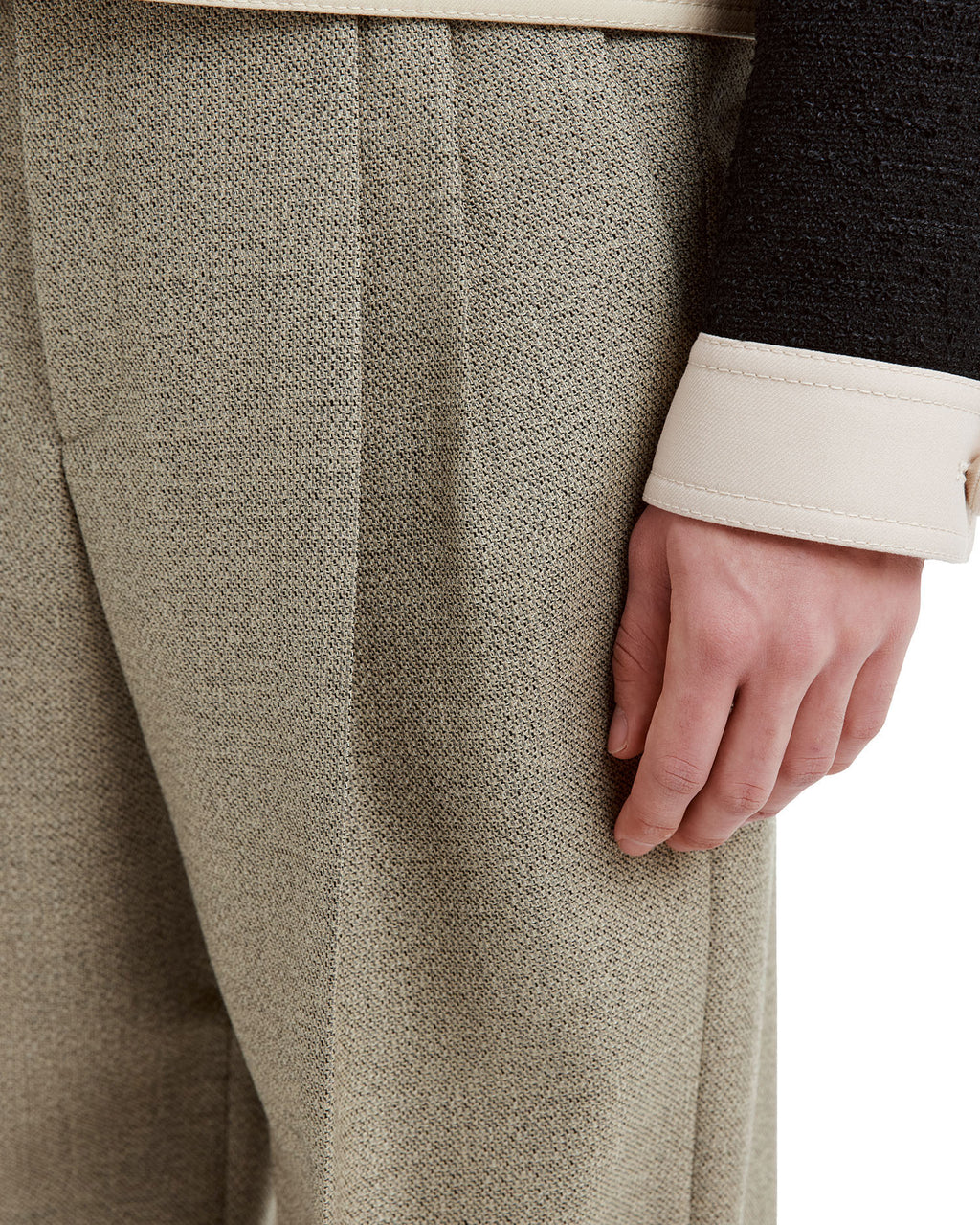 Pleated pants
