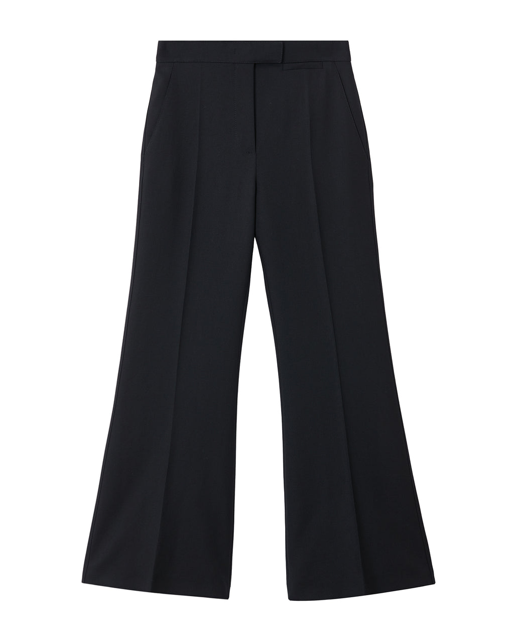 Dry diagonal wool pants