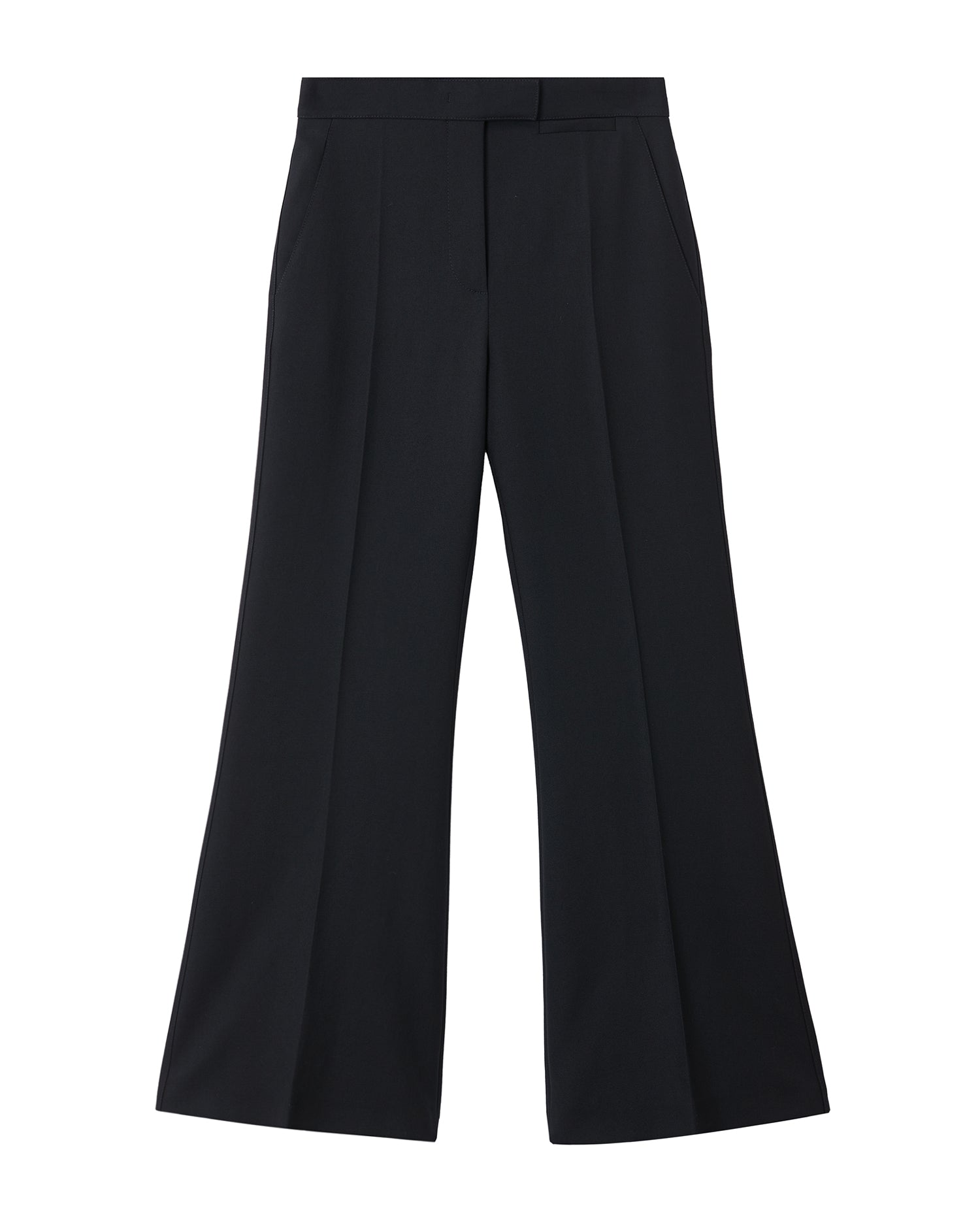 Dry diagonal wool pants