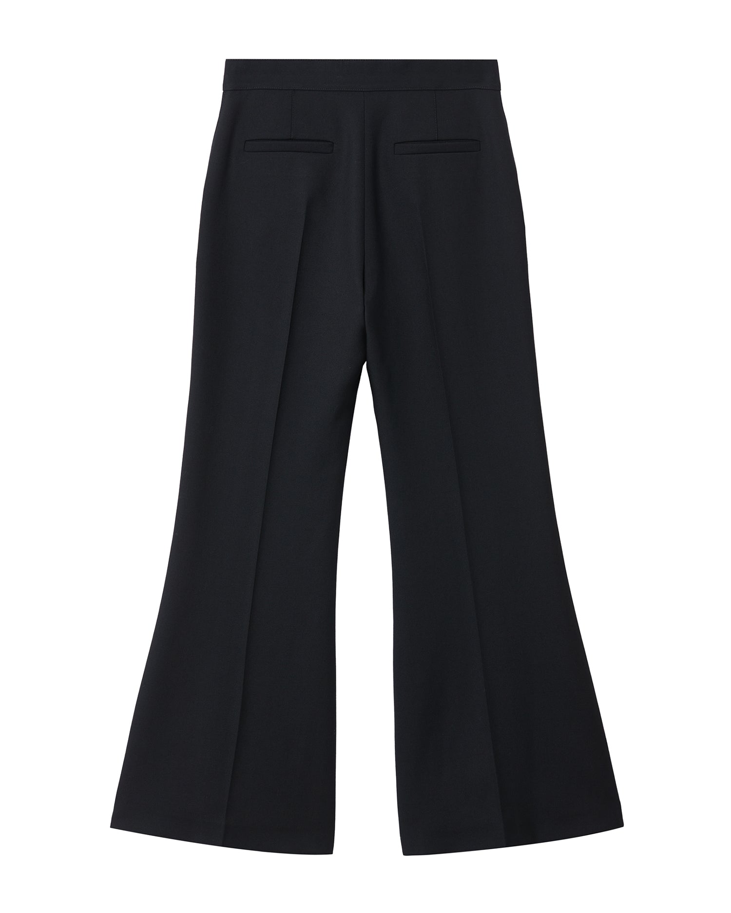 Dry diagonal wool pants