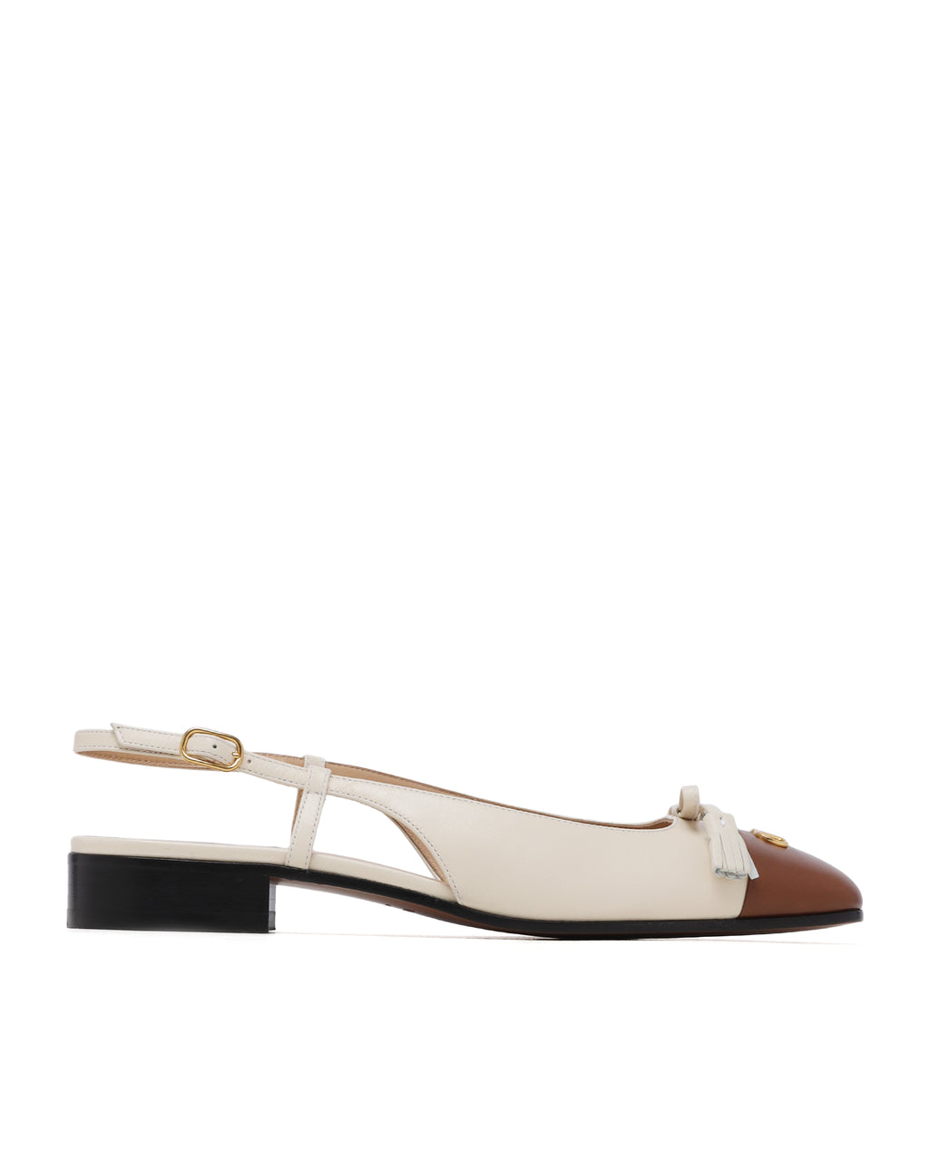 Leather Valet Du Roe slingback flats 25mm