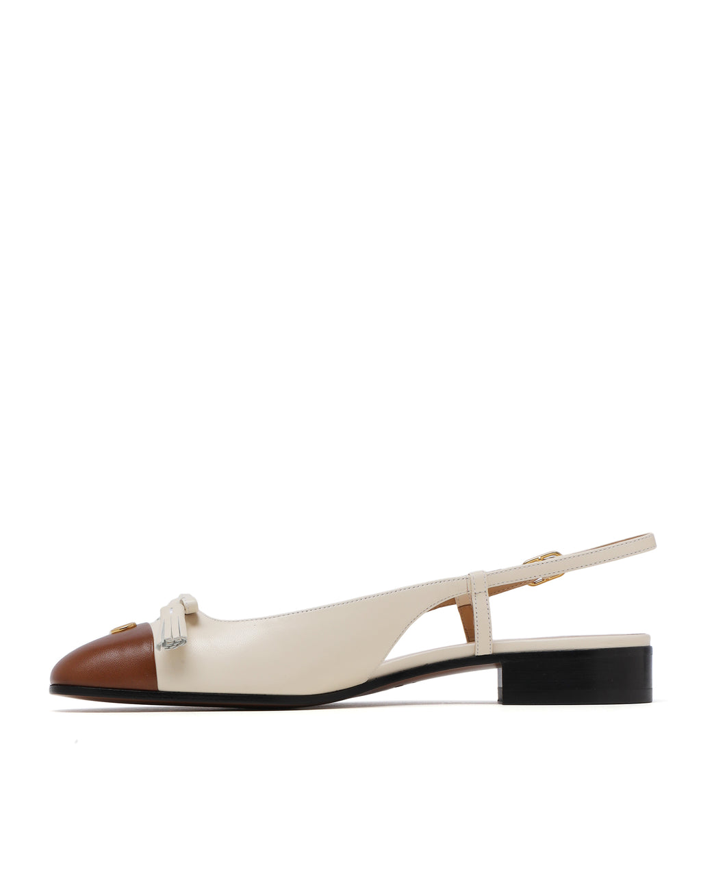 Leather Valet Du Roe slingback flats 25mm