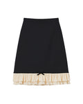 Ruffled hem skirt