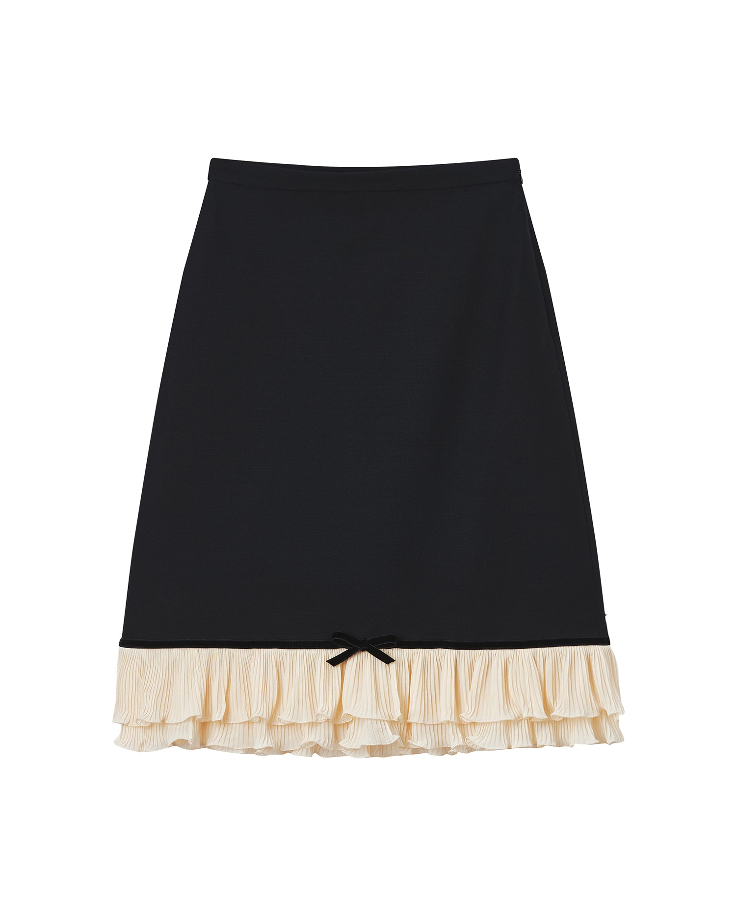 Ruffled hem skirt