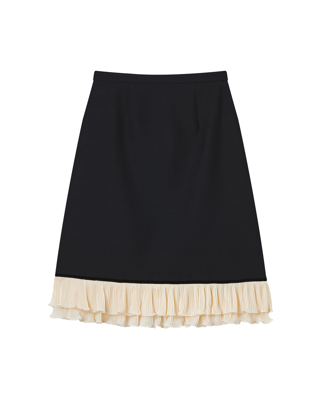 Ruffled hem skirt