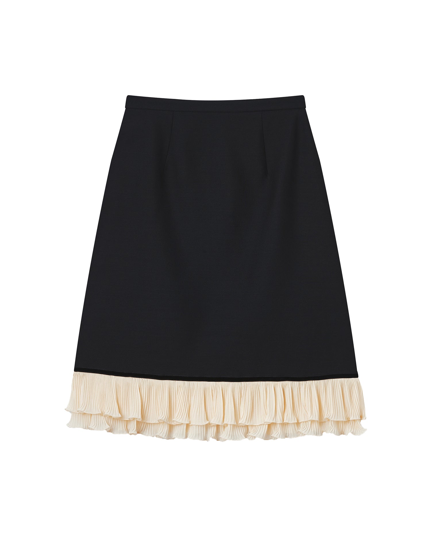 Ruffled hem skirt