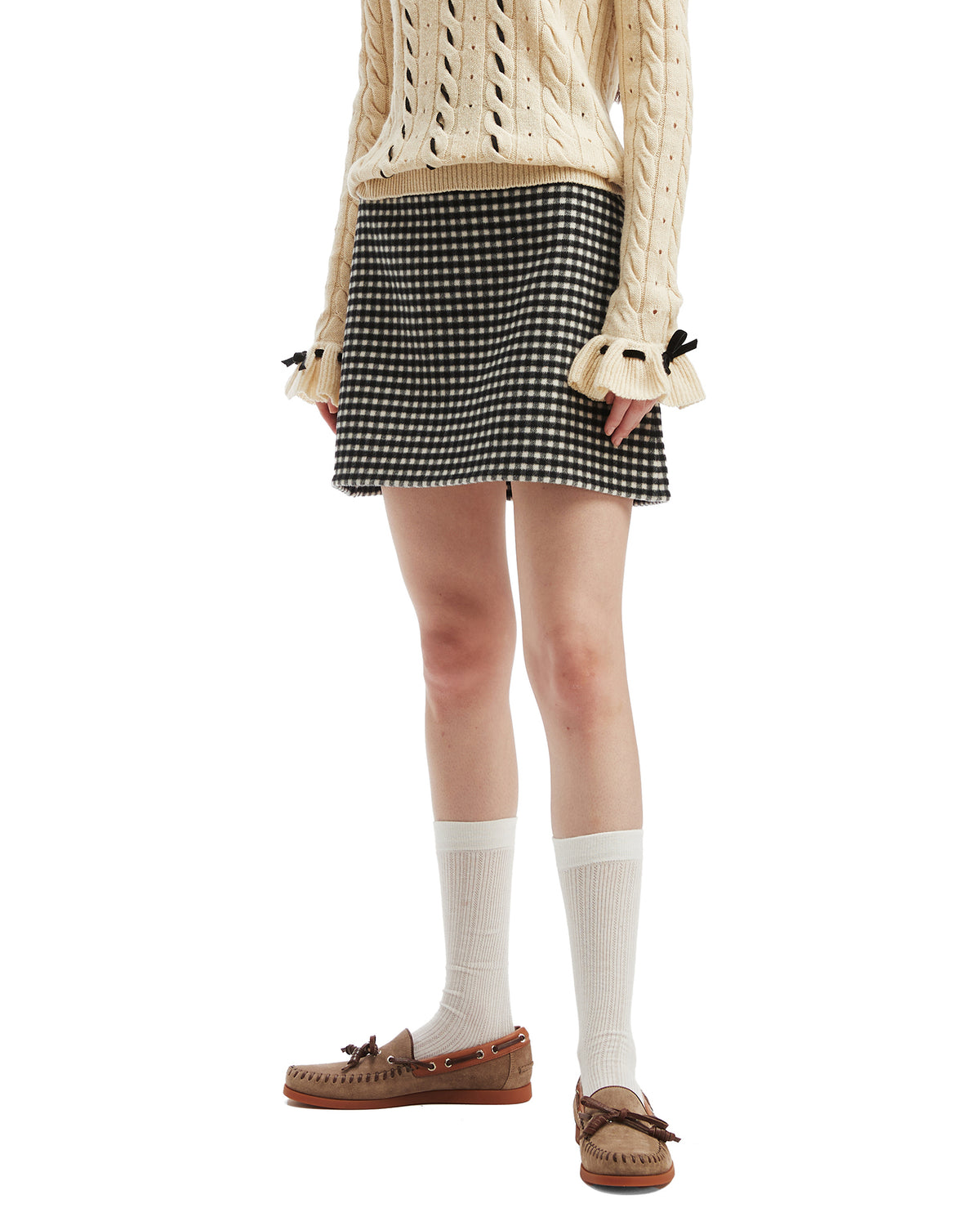 Checkered skirt