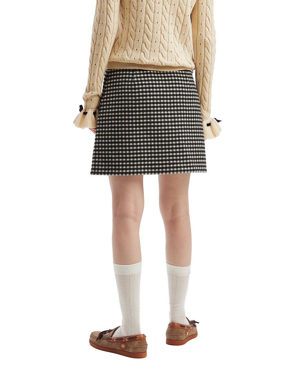 Checkered skirt
