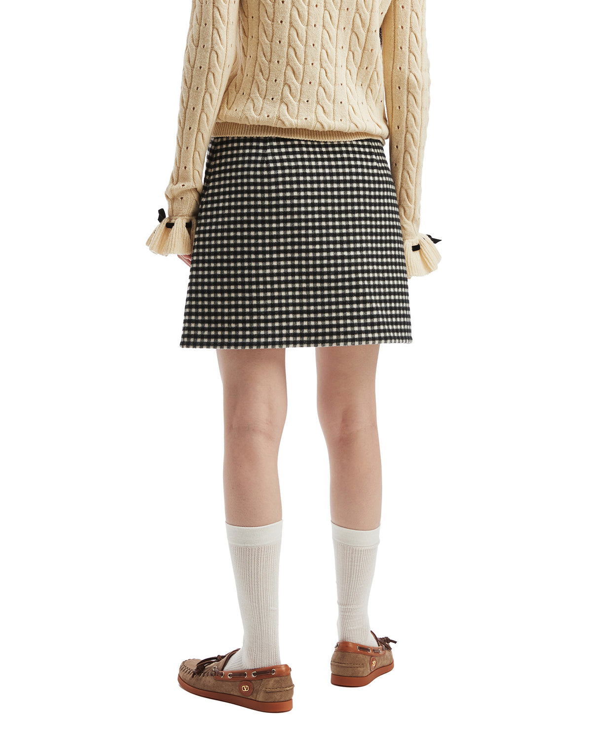 Checkered skirt