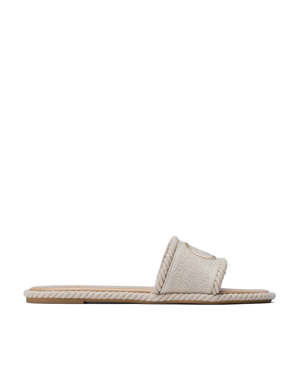 VLogo torchon slide sandal