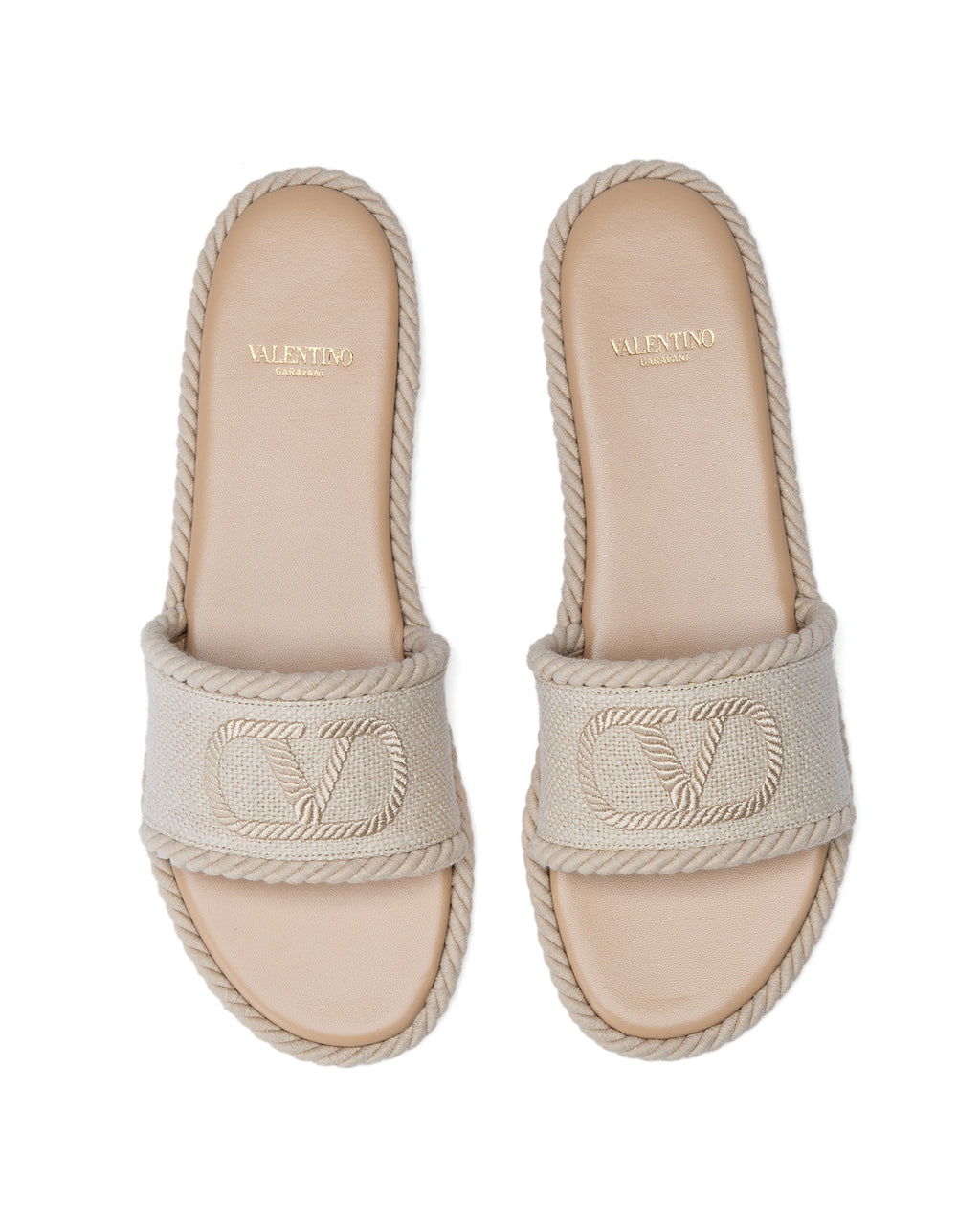 VLogo torchon slide sandal