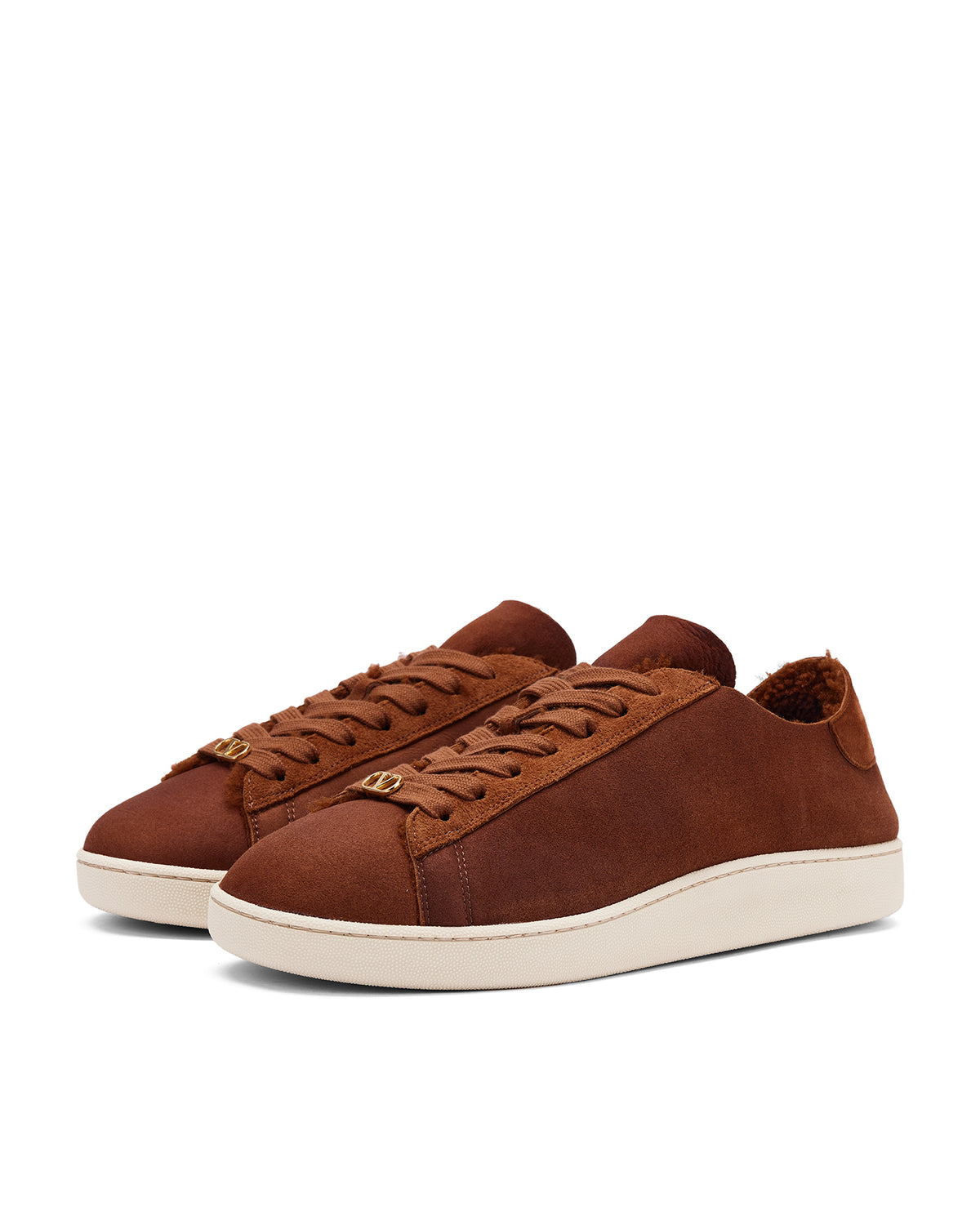 Fur lined sneakers