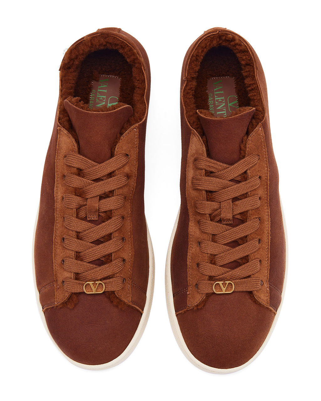 Fur lined sneakers