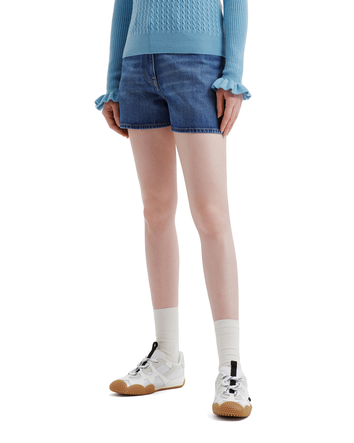 Denim shorts