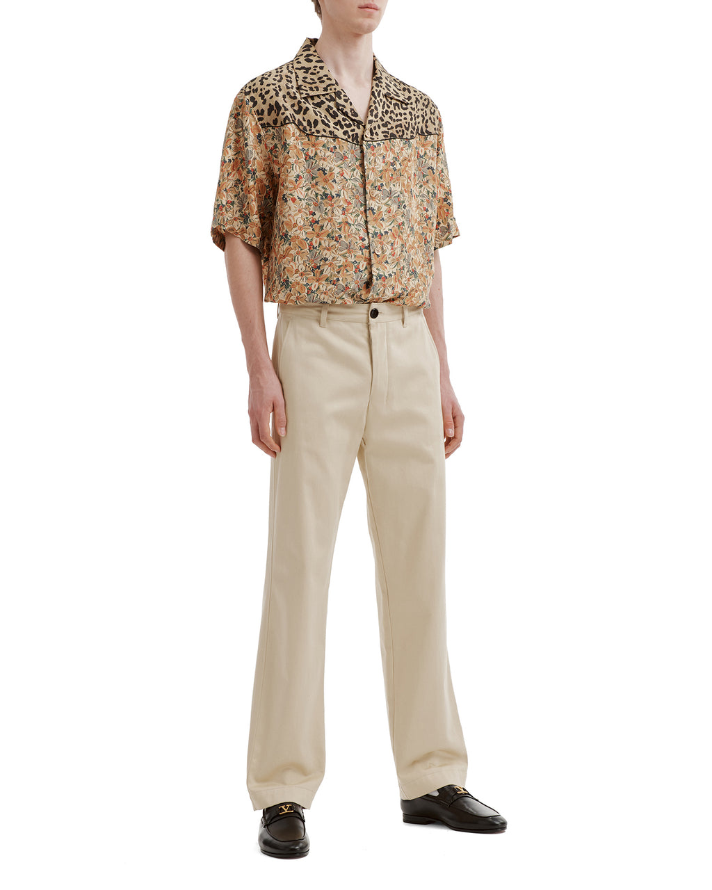 Printed short-sleeve shirt