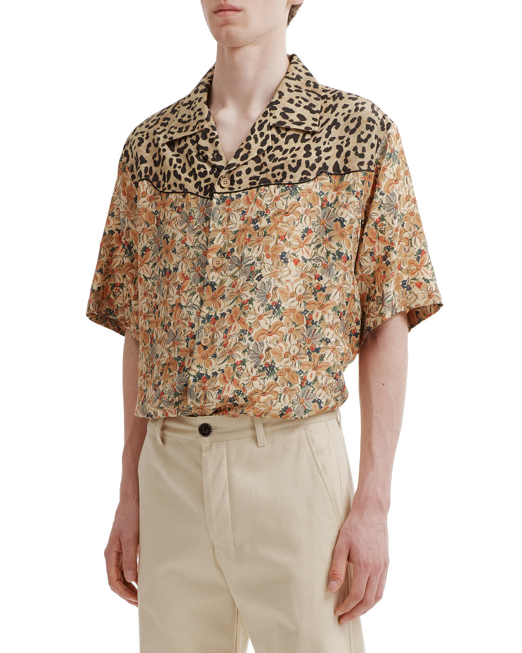 Printed short-sleeve shirt