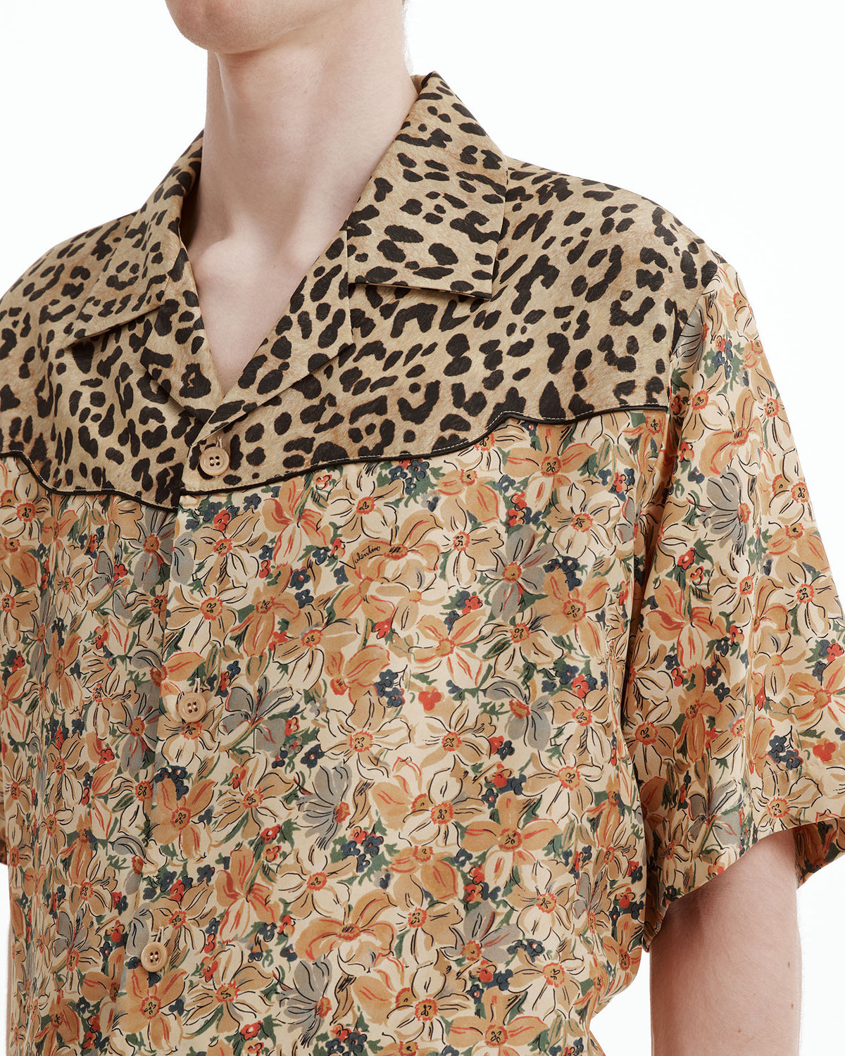 Printed short-sleeve shirt