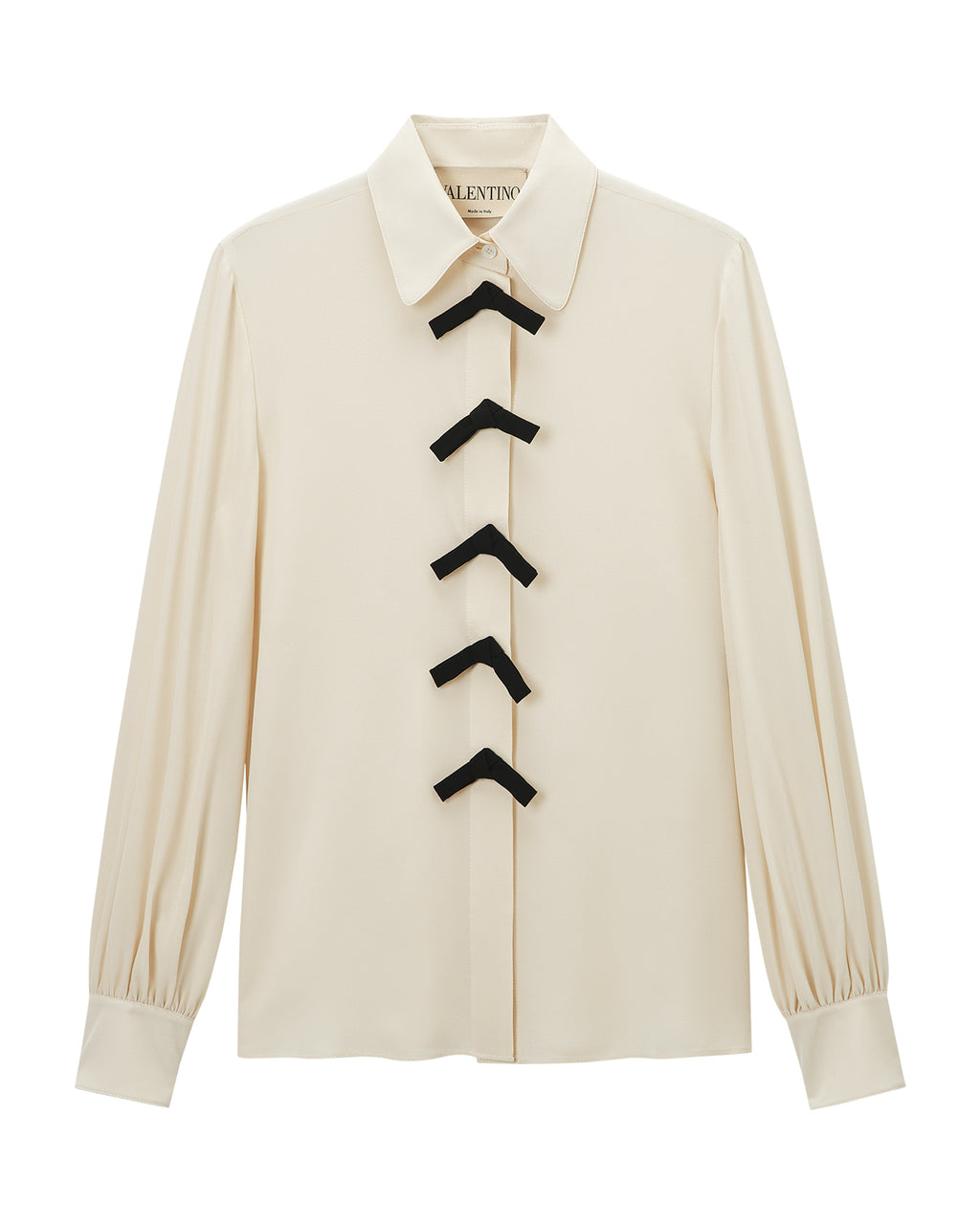 Bow accent shirt