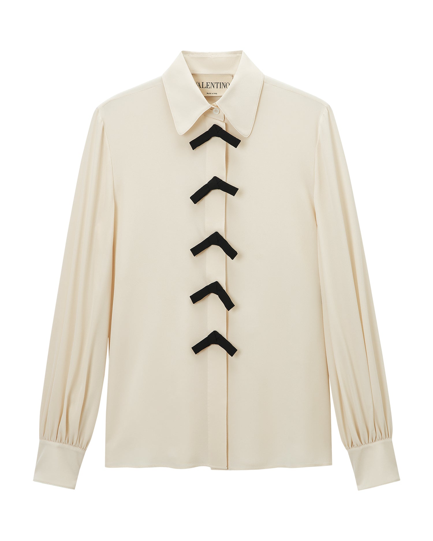 Bow accent shirt