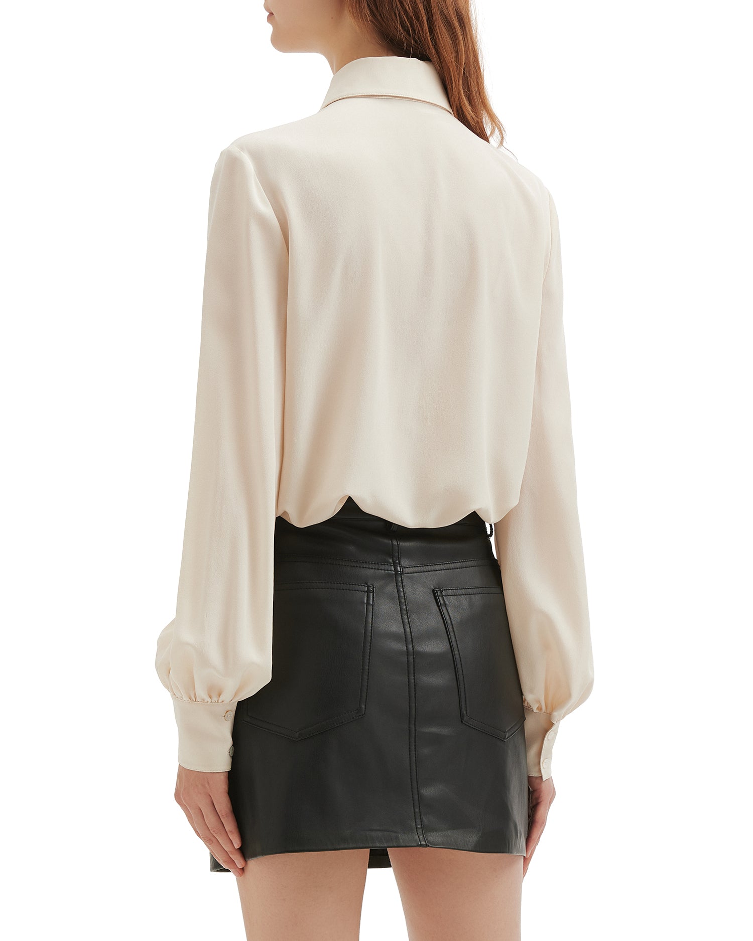 Bow accent shirt
