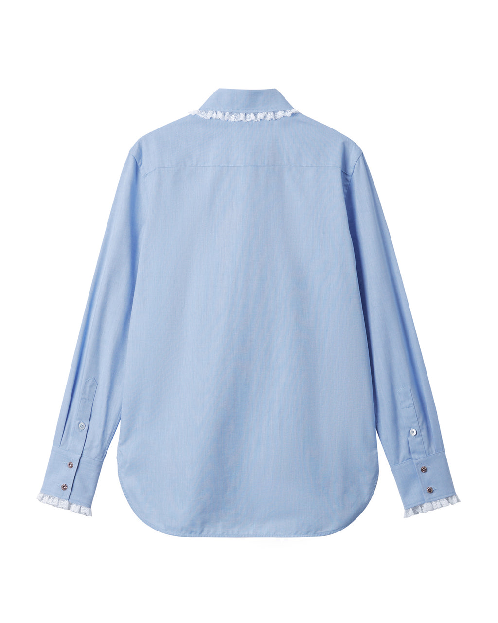 Lace collar shirt