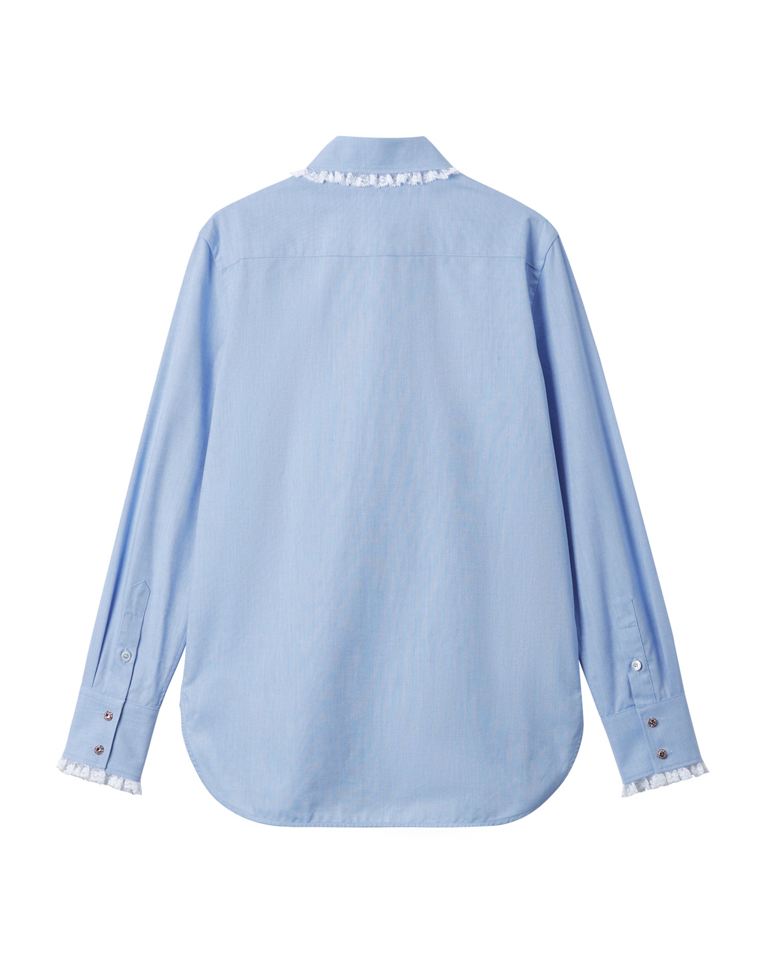 Lace collar shirt