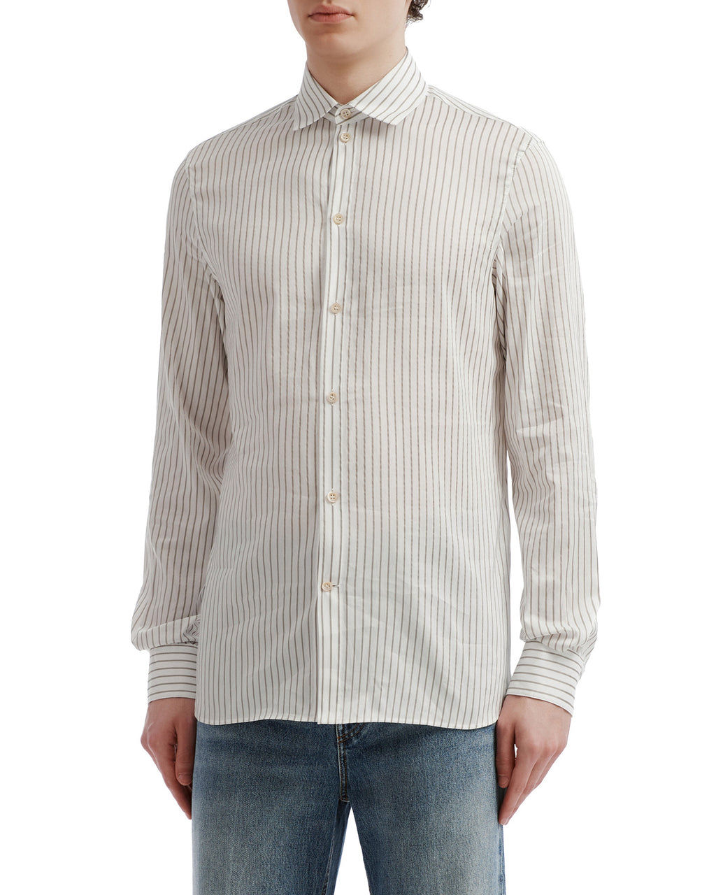 Striped long sleeve shirt
