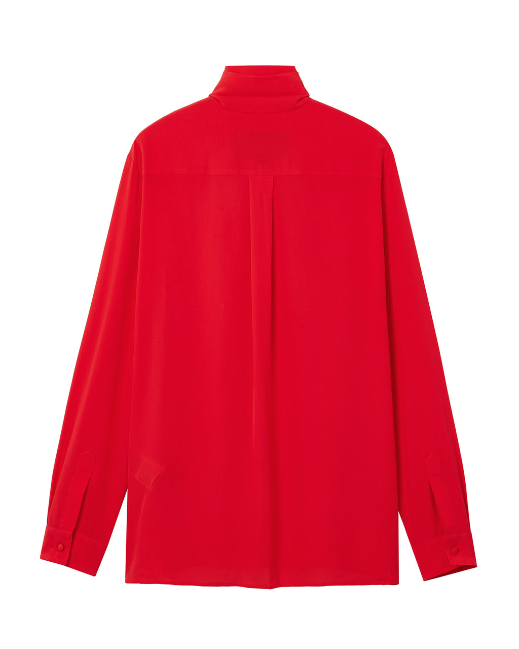 Scarf collar shirt