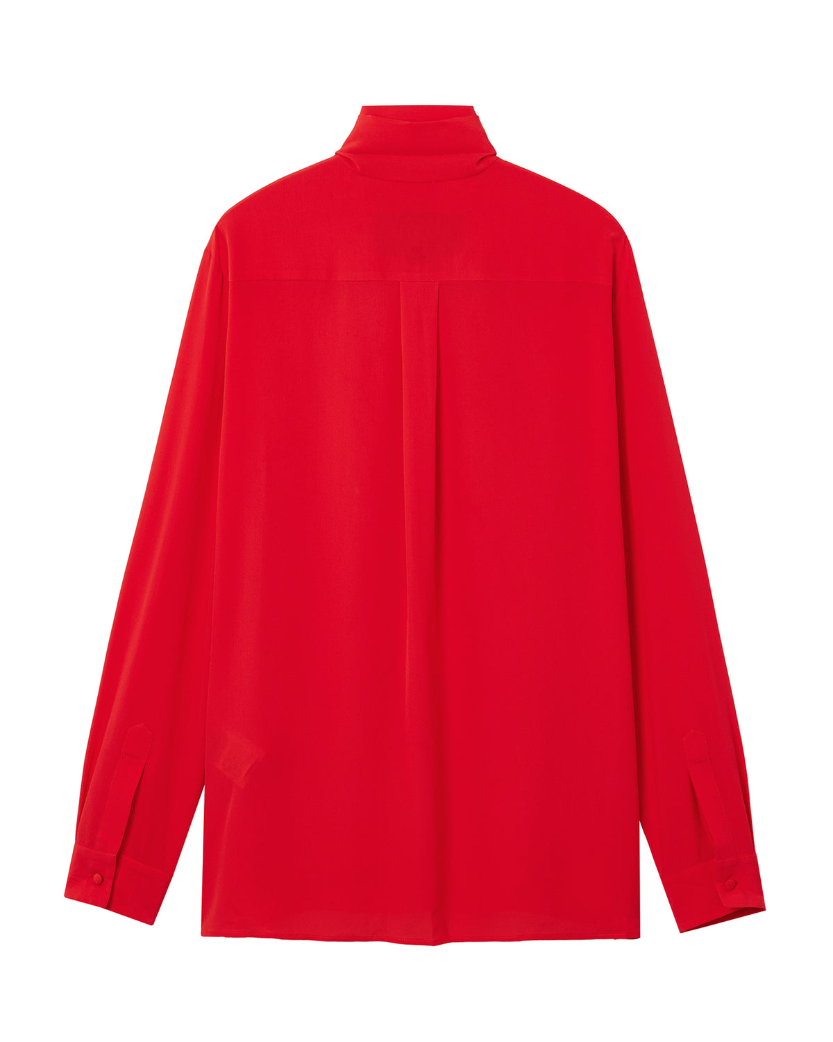 Scarf collar shirt