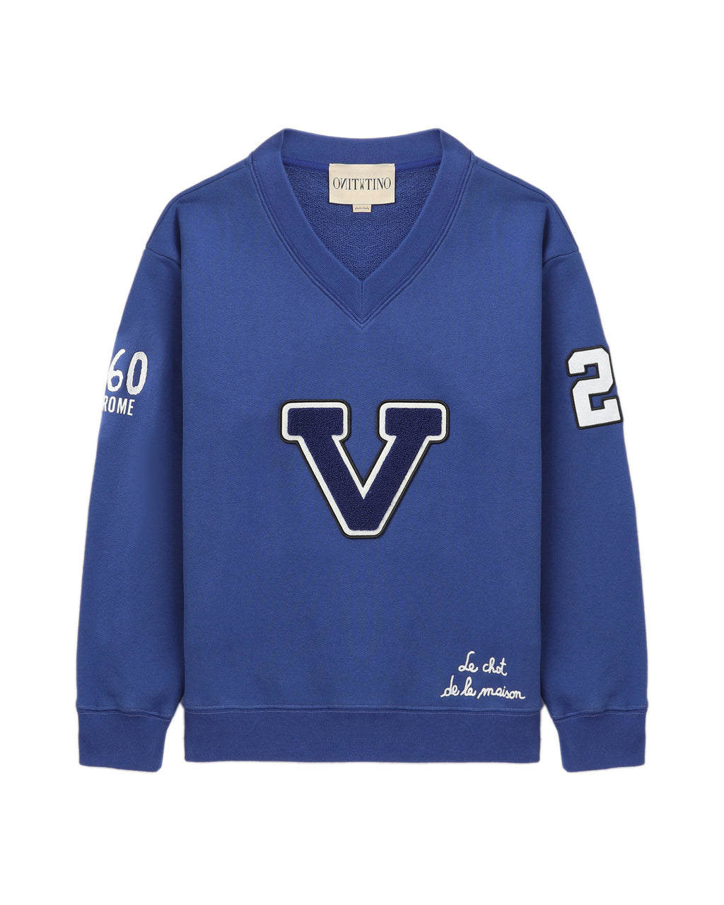 V-neck sweat