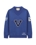 V-neck sweat