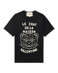 Chat de la Maison print tee