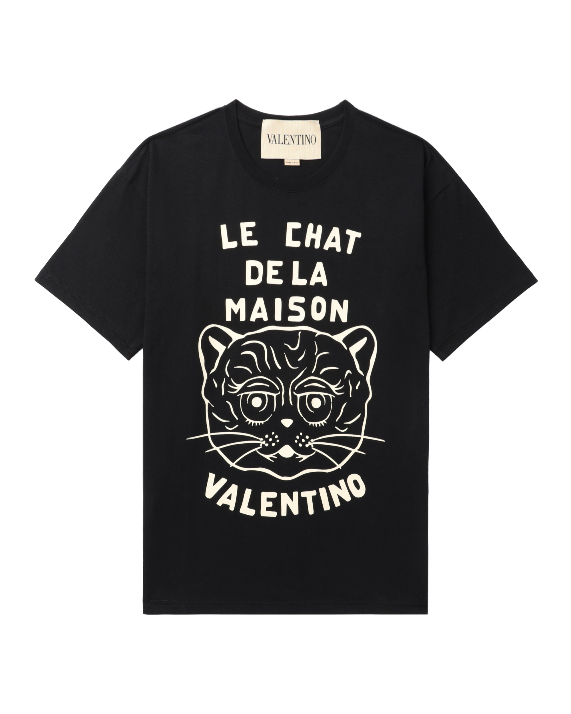 Chat de la Maison print tee