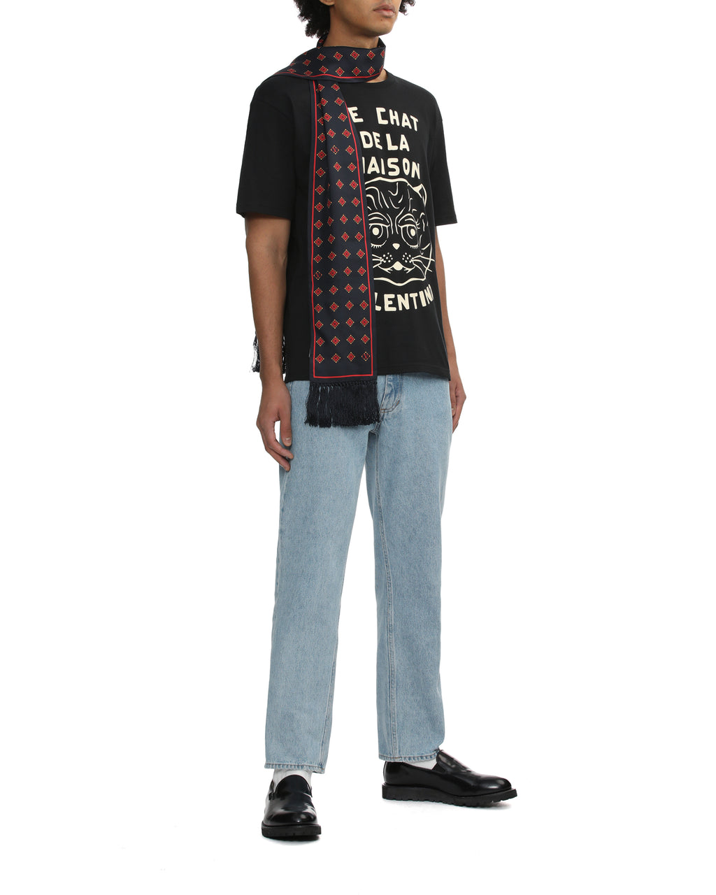 Chat de la Maison print tee