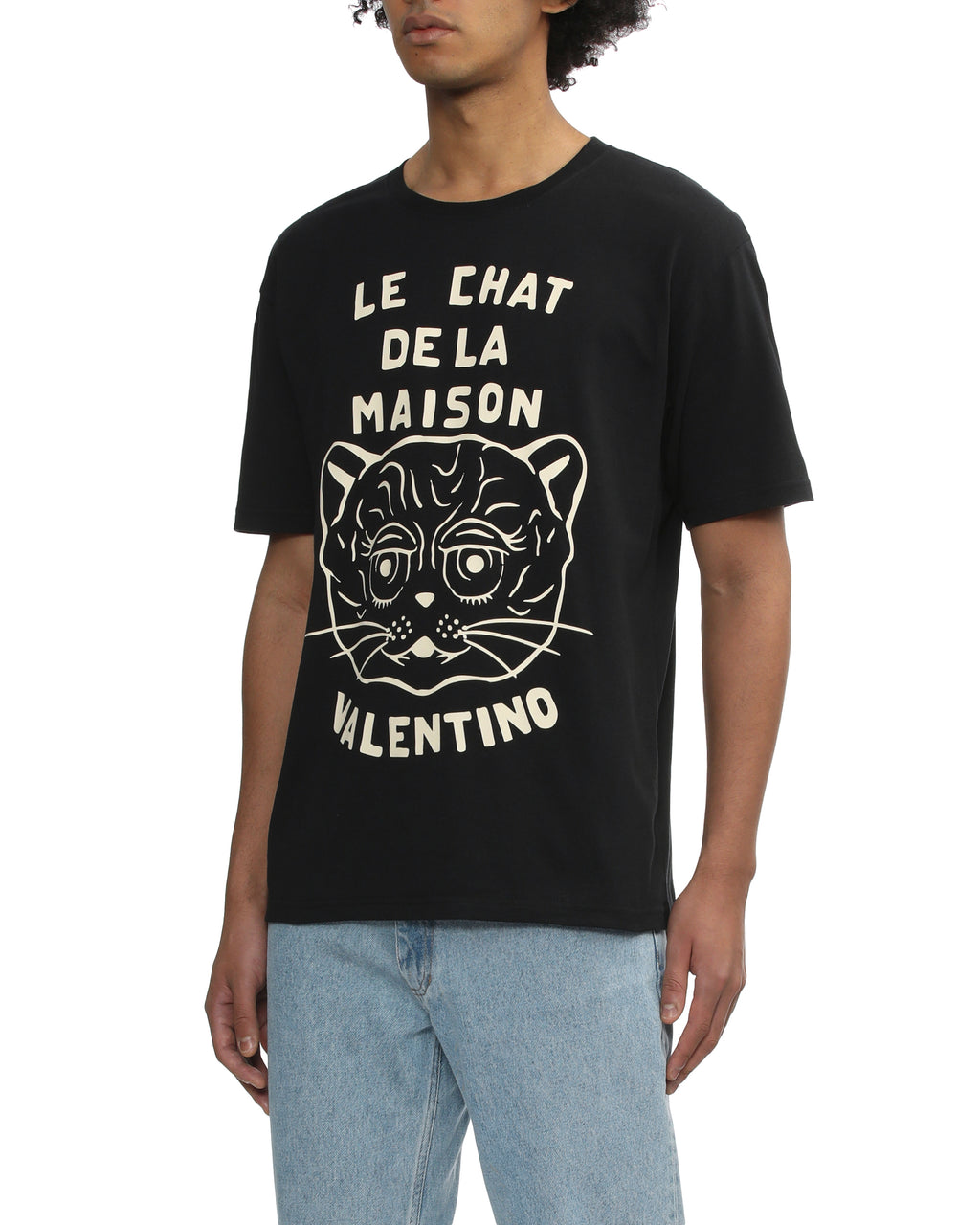 Chat de la Maison print tee