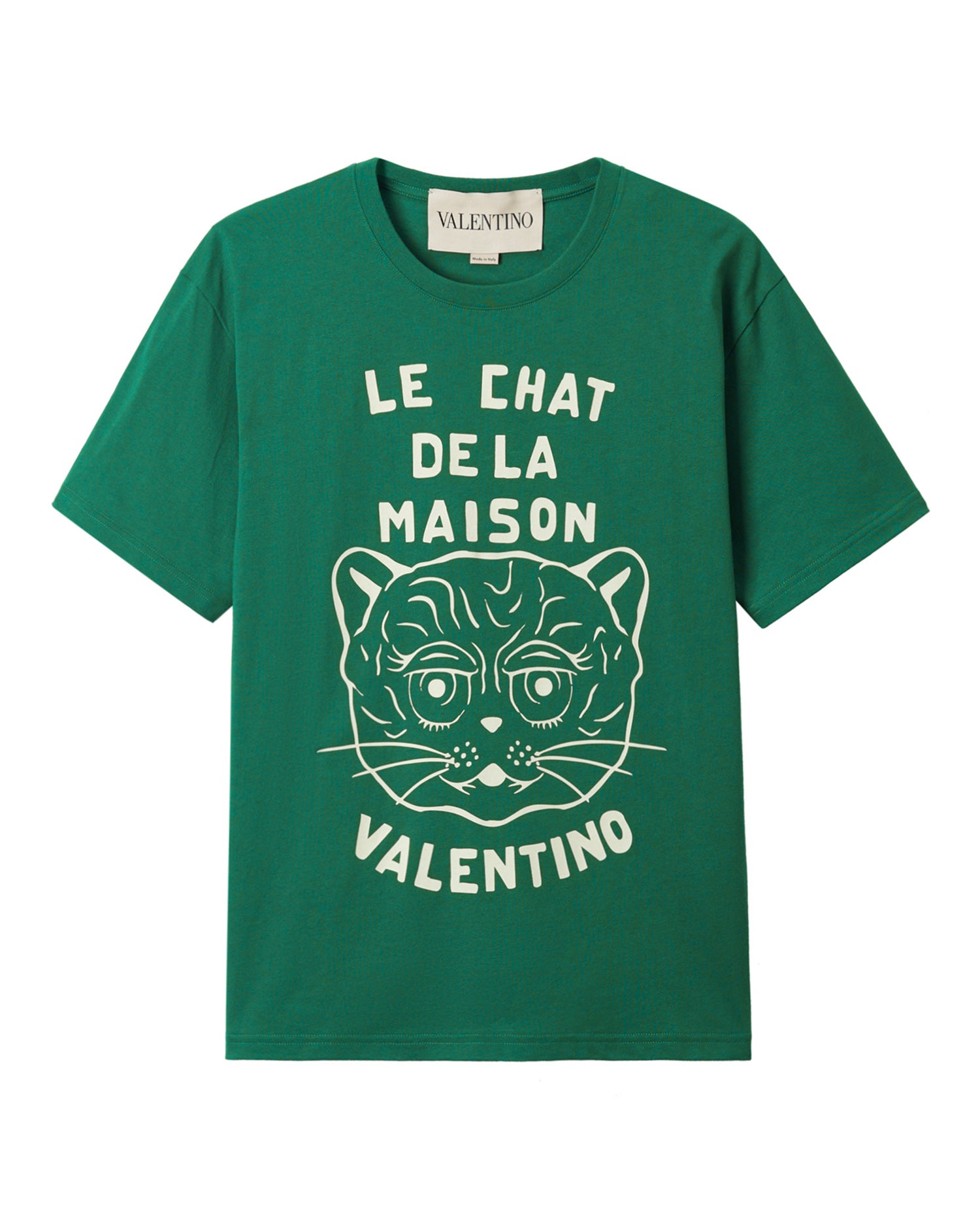 Tee with Le Chat De La Maison print