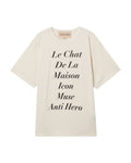 Le Chat De La Maison Icon Muse Anti Hero print tee