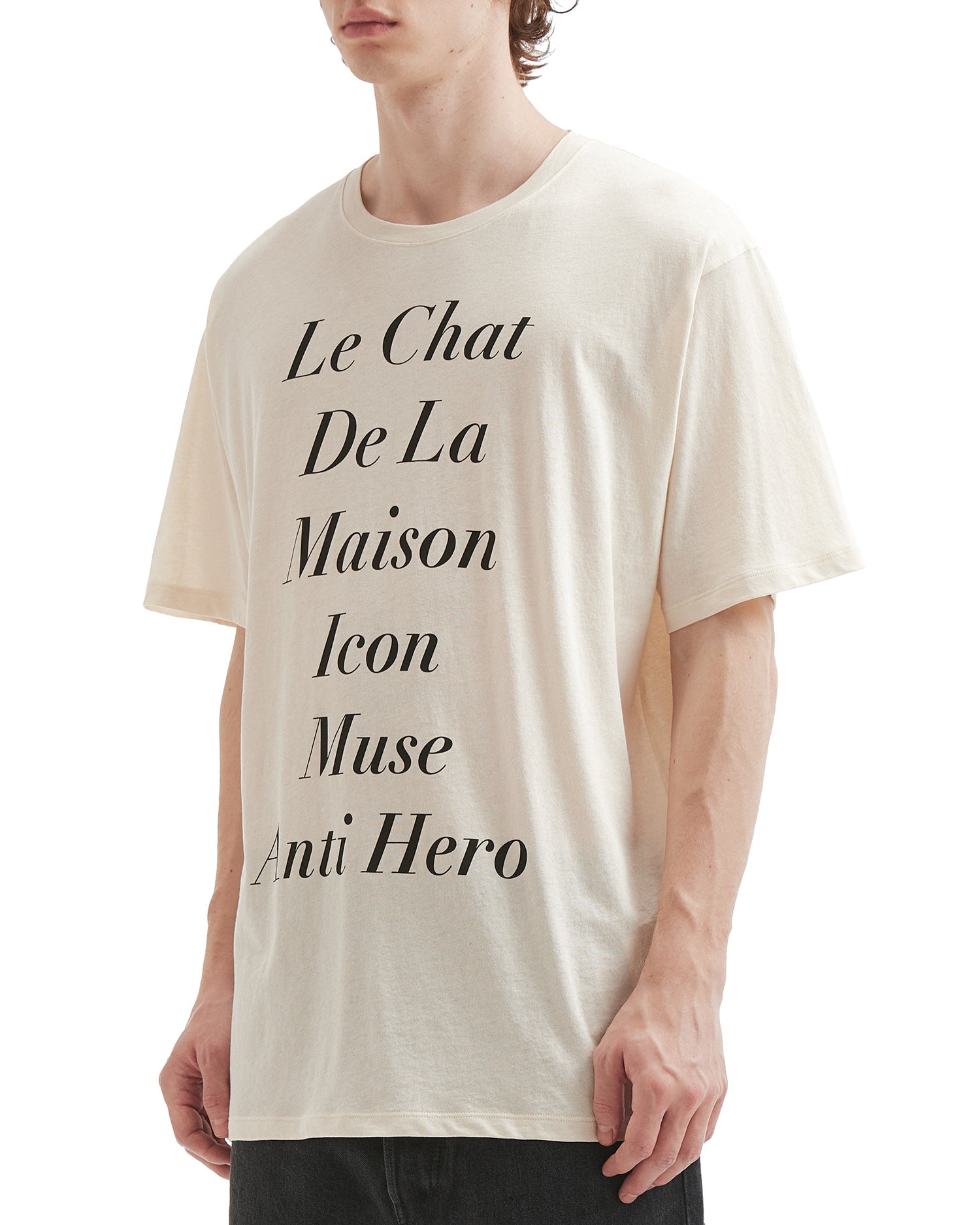 Le Chat De La Maison Icon Muse Anti Hero print tee