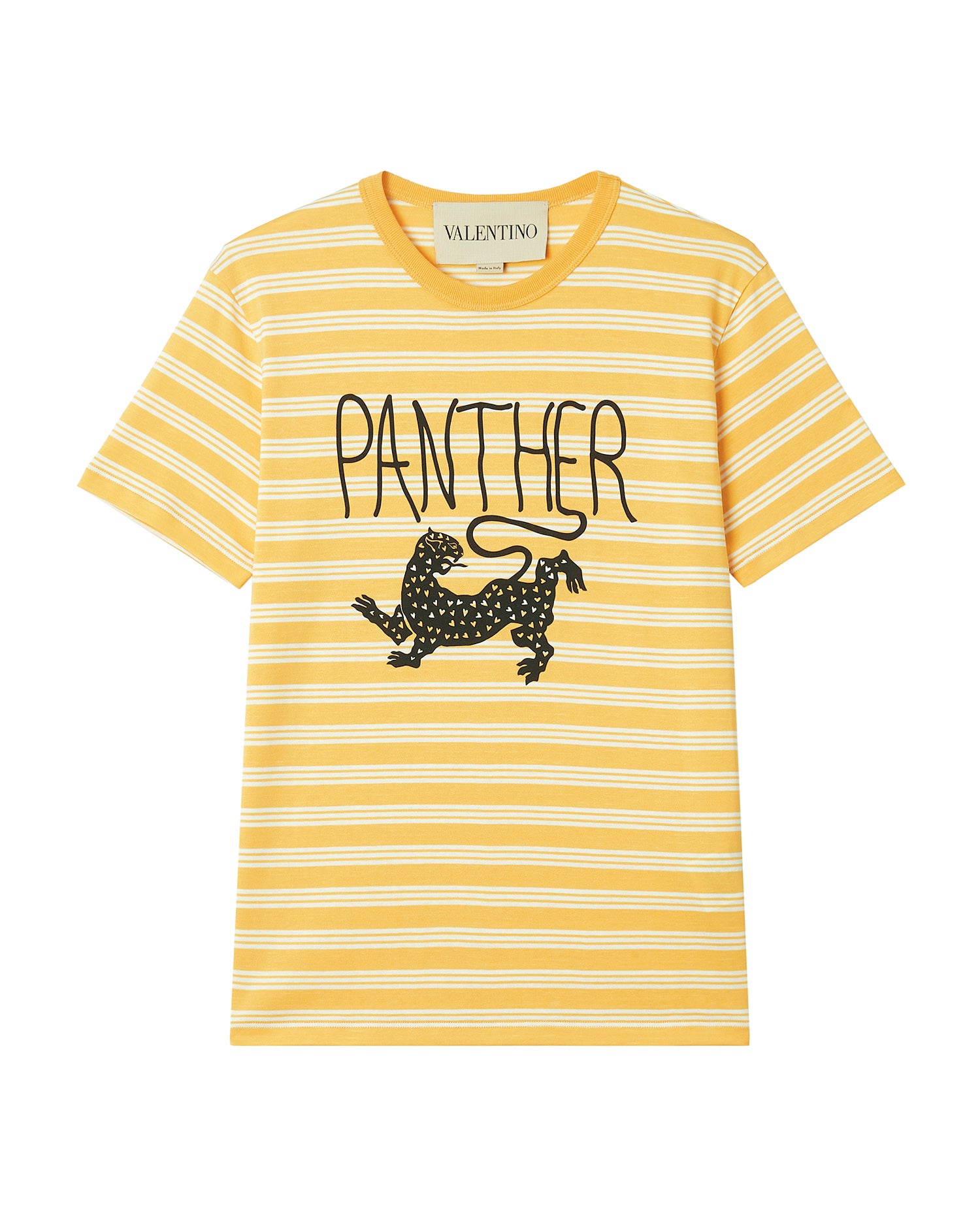 Striped graphic tee
