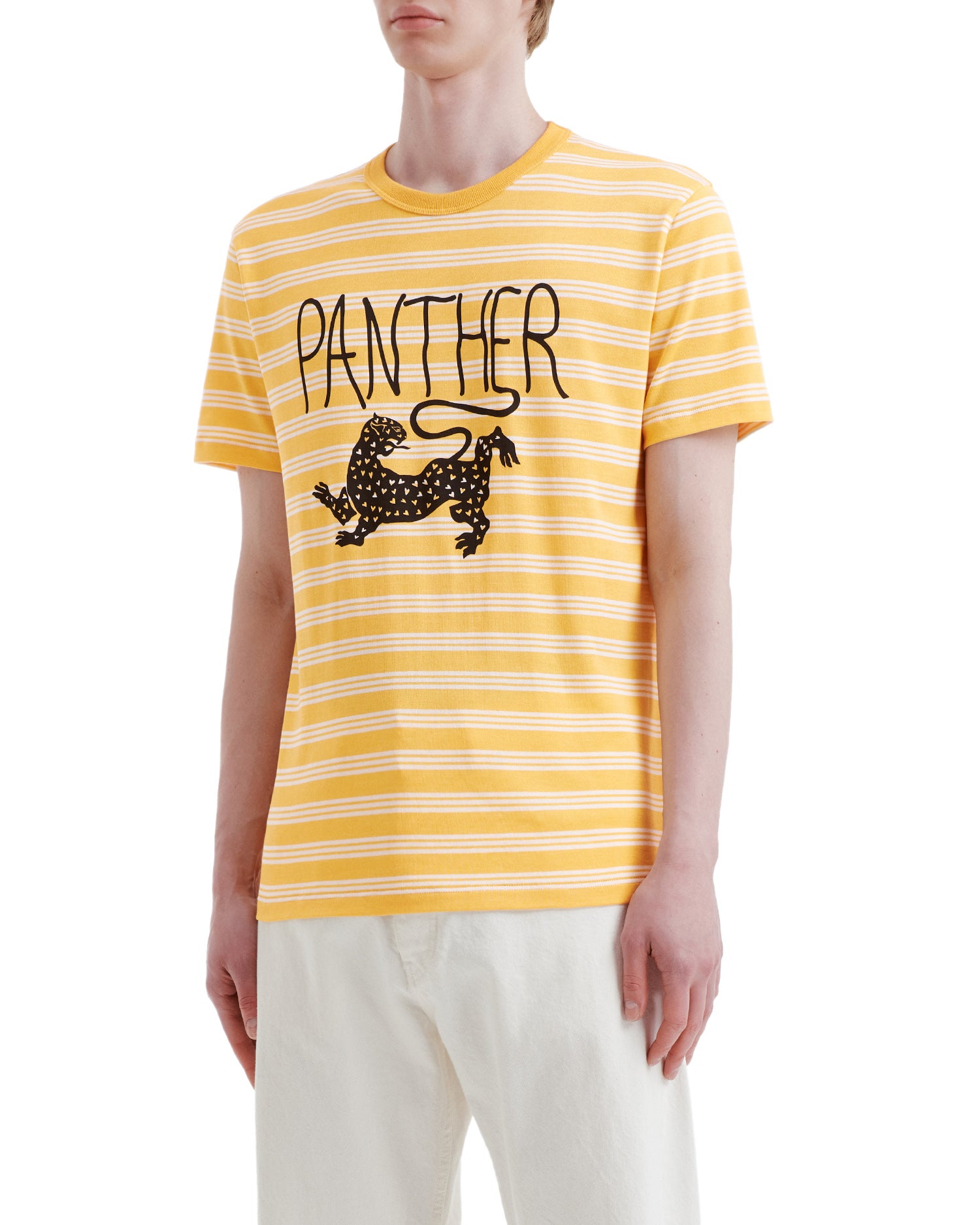 Striped graphic tee
